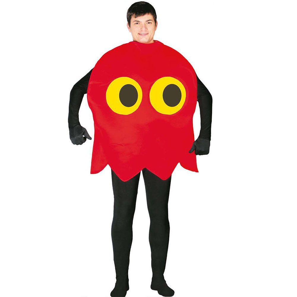 Fiestas Guirca Adult Red and Black Ghost Costume Large Image 1