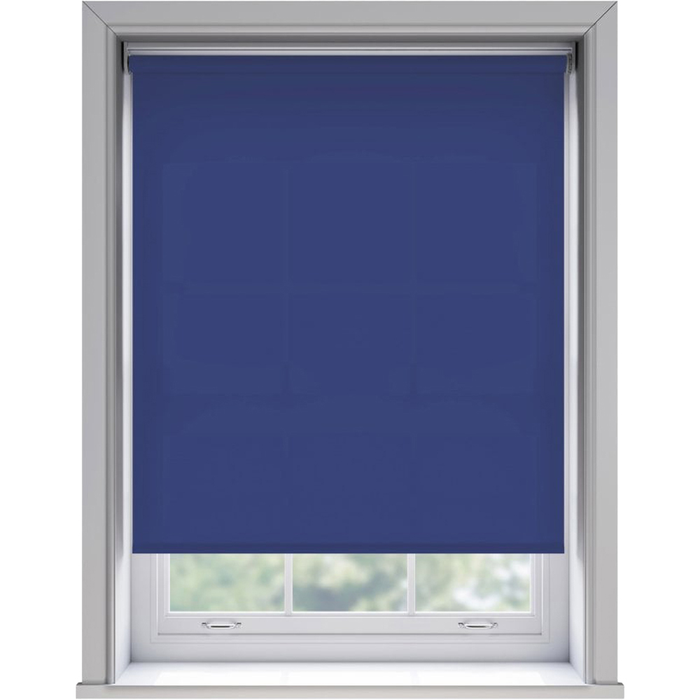 New Edge Blinds Thermal Blackout Roller Blind Navy 125cm Image 2