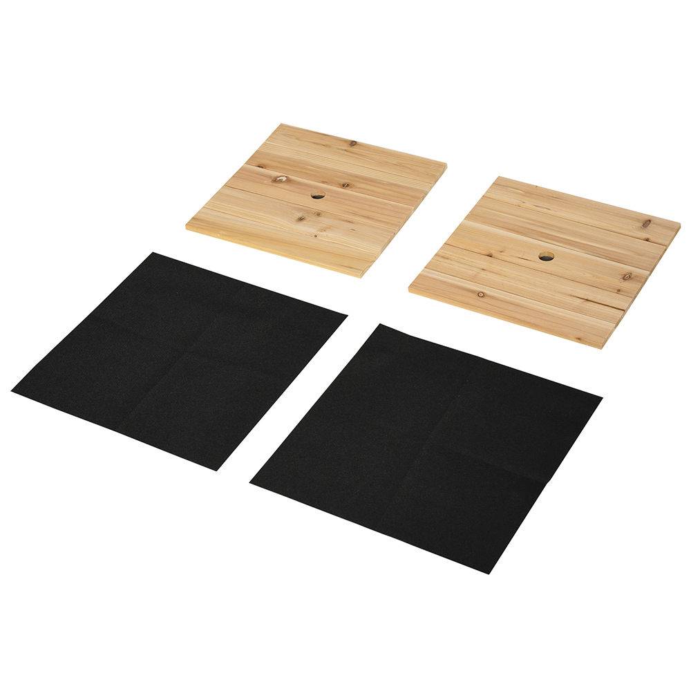 Outsunny Garden Raised Bed Natural Image 4