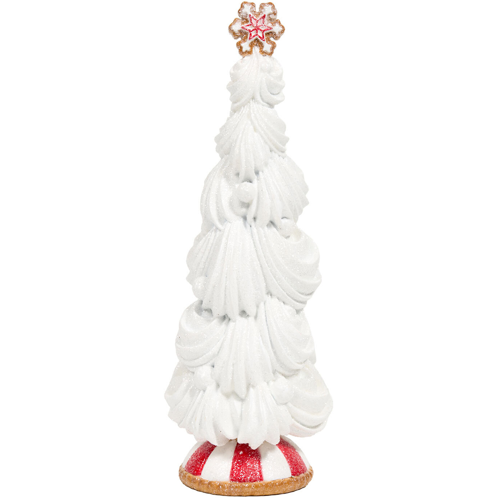 Whipped Ice Cream Tree Decoration White Image 1