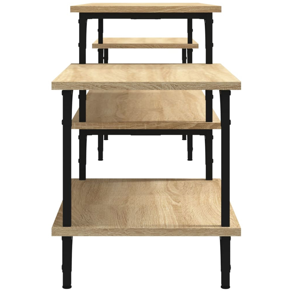 vidaXL 5 Shelf Sonoma Oak TV Cabinet Image 6