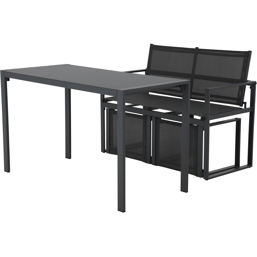 Marley Dining Set Black Image 6