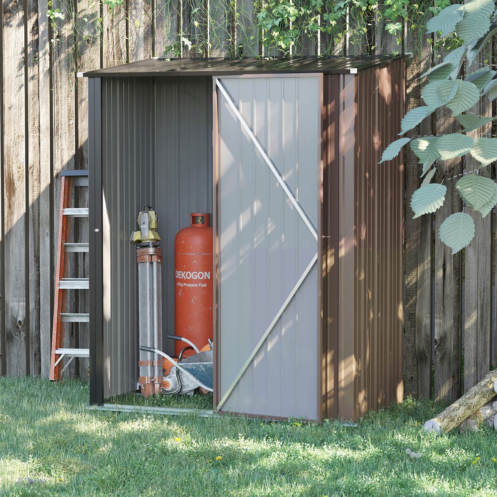 Outsunny Outdoor Steel Shed Image 2
