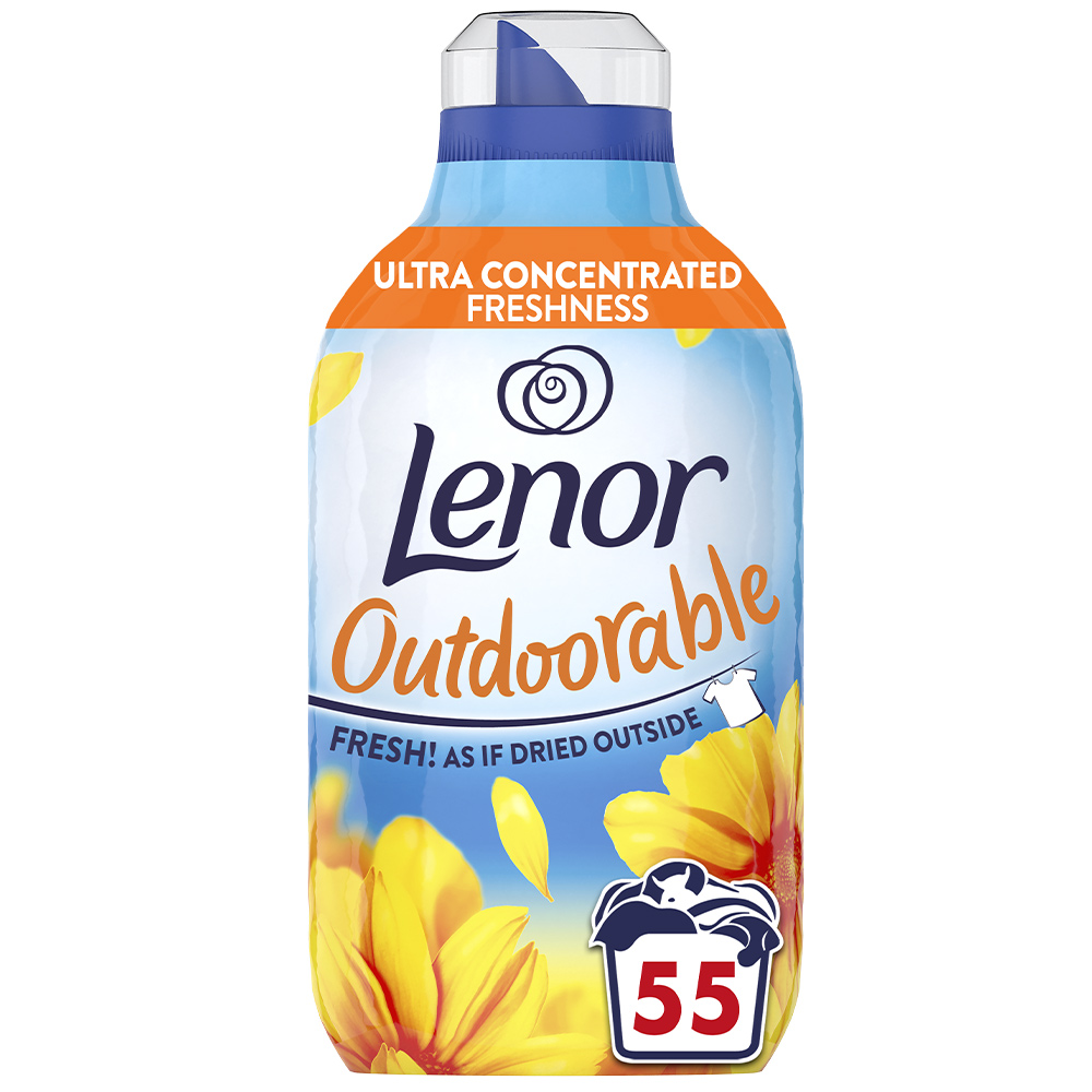 Lenor Outdoorable Summer Breeze Fabric Conditioner 55 Washes 770ml Image 2