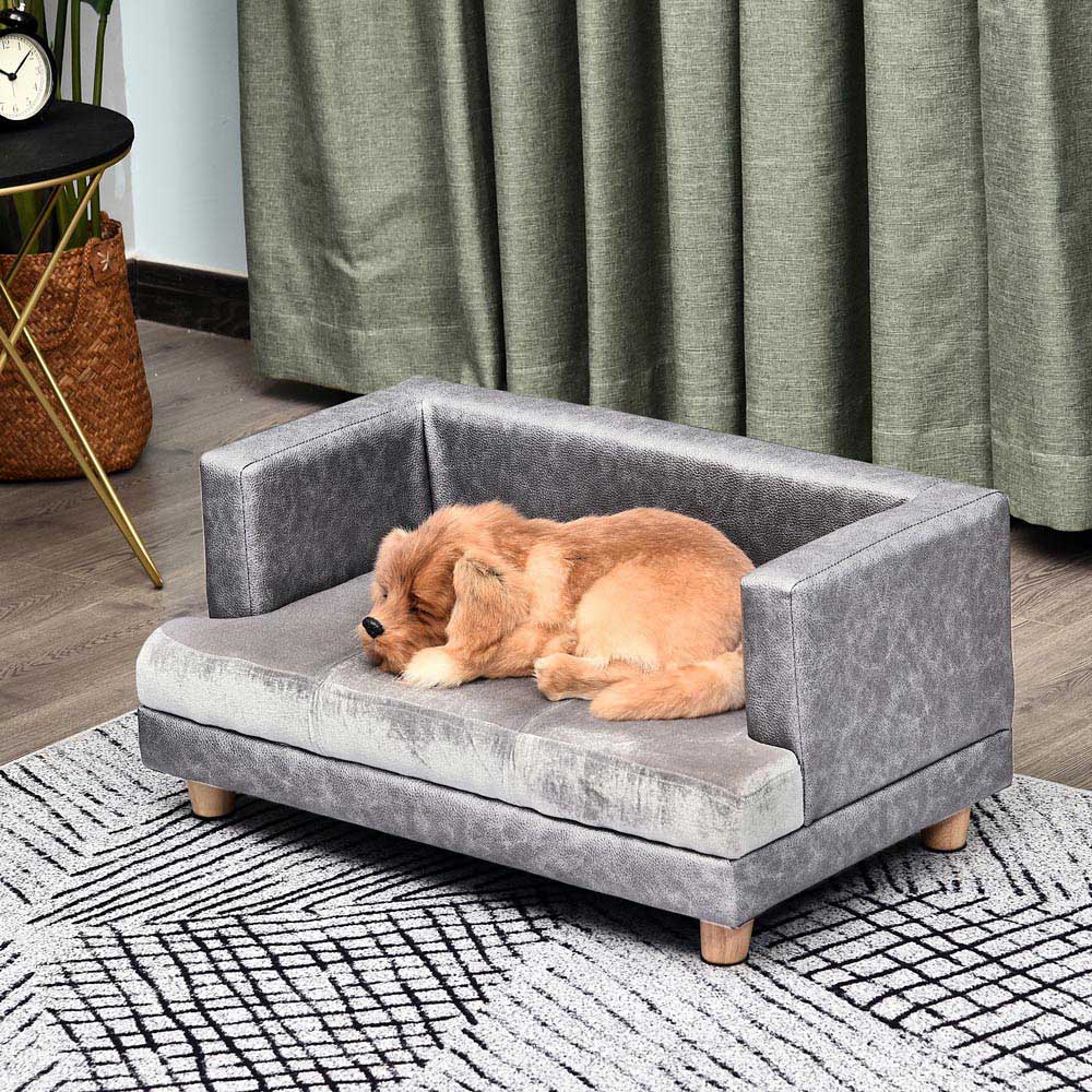 PawHut Pet Sofa Dog Bed Image 7