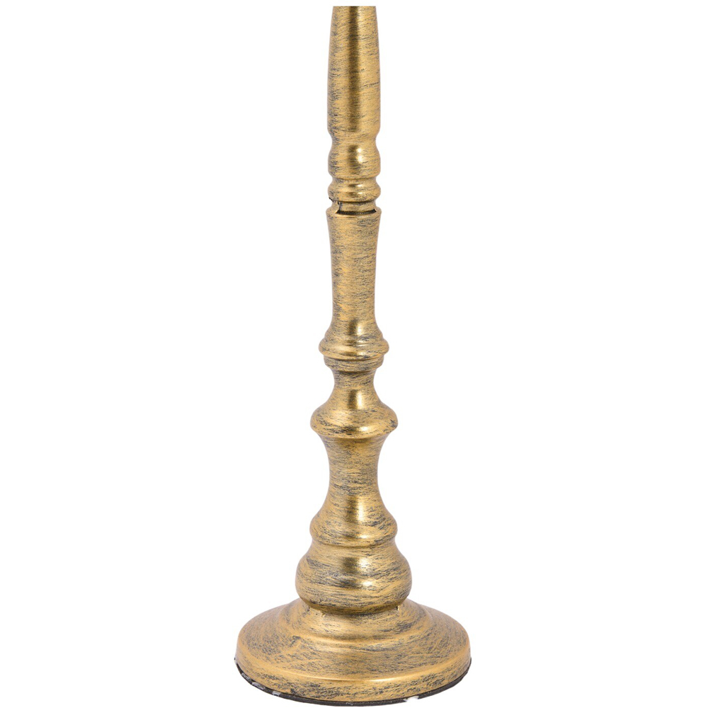 Jasmine Standing Candle Holder Gold Image 4