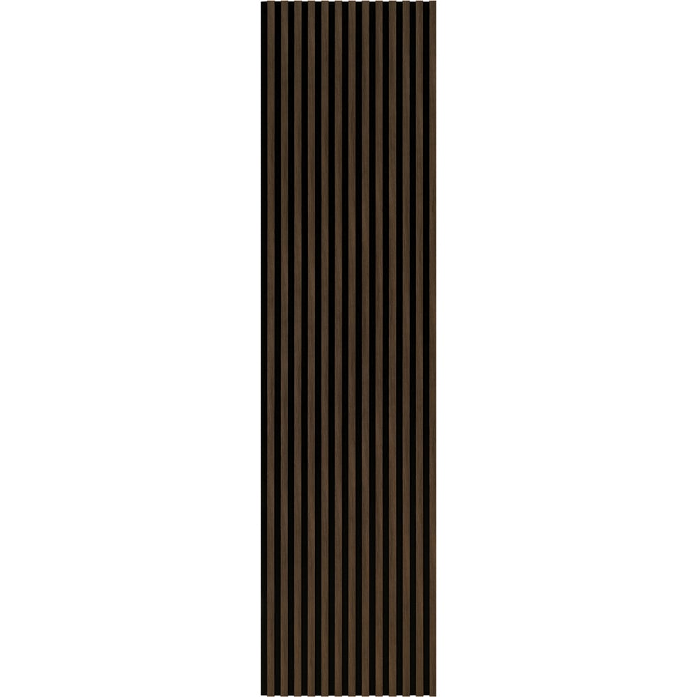 JB Kind 240 x 60.8cm Walnut Laminate Acoustic Wall Panel Image 2