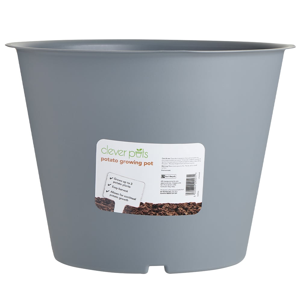 Clever Pots Charcoal Potato Growing Pot Image 6