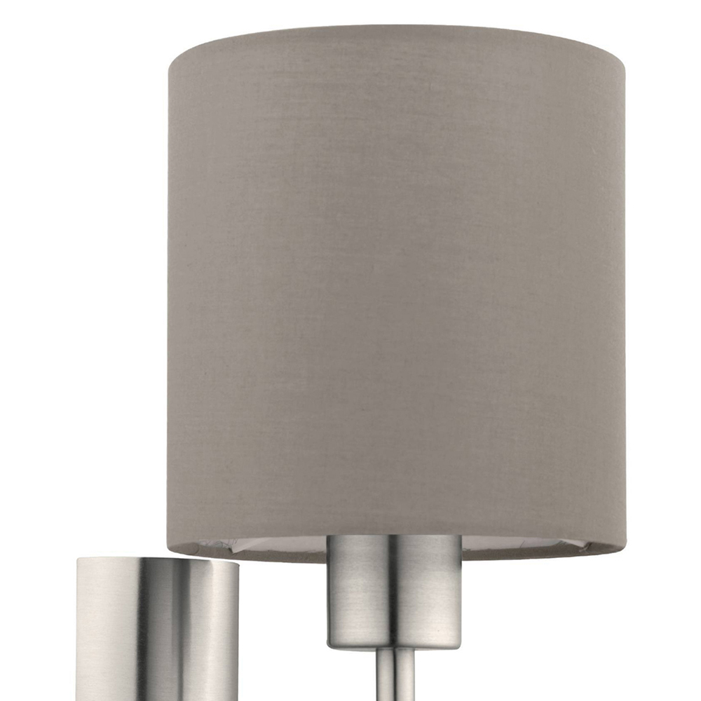 EGLO Pasteri Taupe Wall Light w.Switch Image 3