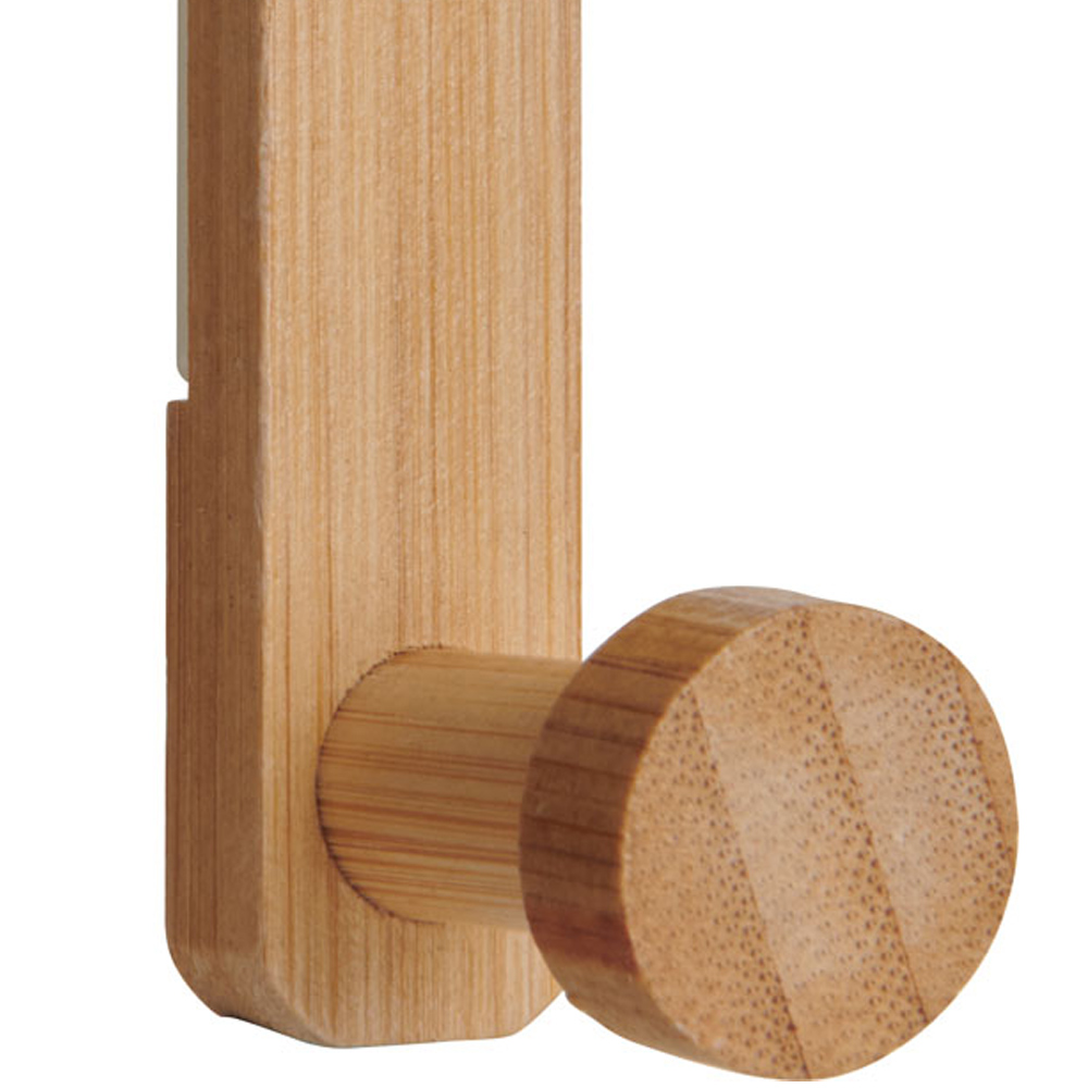 Wilko Wood Effect Hooks 3 Pack Wilko