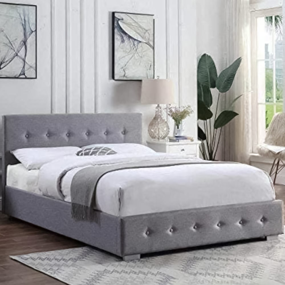 Home Treats King Size Grey Ottoman Storage Bed Image 5