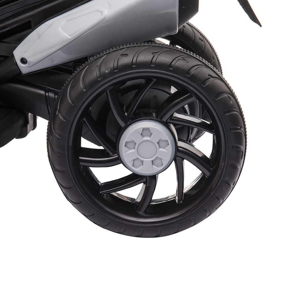 Portland Kids Ride On Electric Motorcycle Red and White Image 4