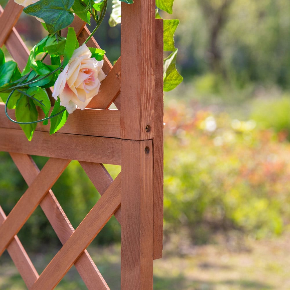 Outsunny Garden Planter Topped Trellis Image 6