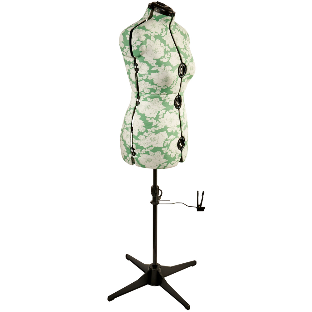 Sewing Online 5908B Hollyhock Green Adjustable 8-Part Dressmakers Dummy with Hem Marker Medium Image 1
