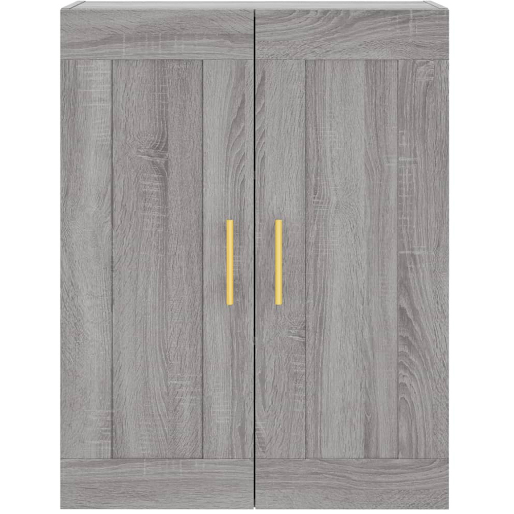 vidaXL 2 Door 3 Open Shelf Grey Sonoma Highboard Image 6