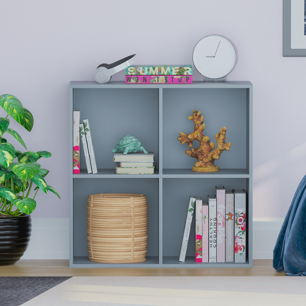 Vida Designs Durham 2 x 2 Grey Cube Storage Unit Image 3
