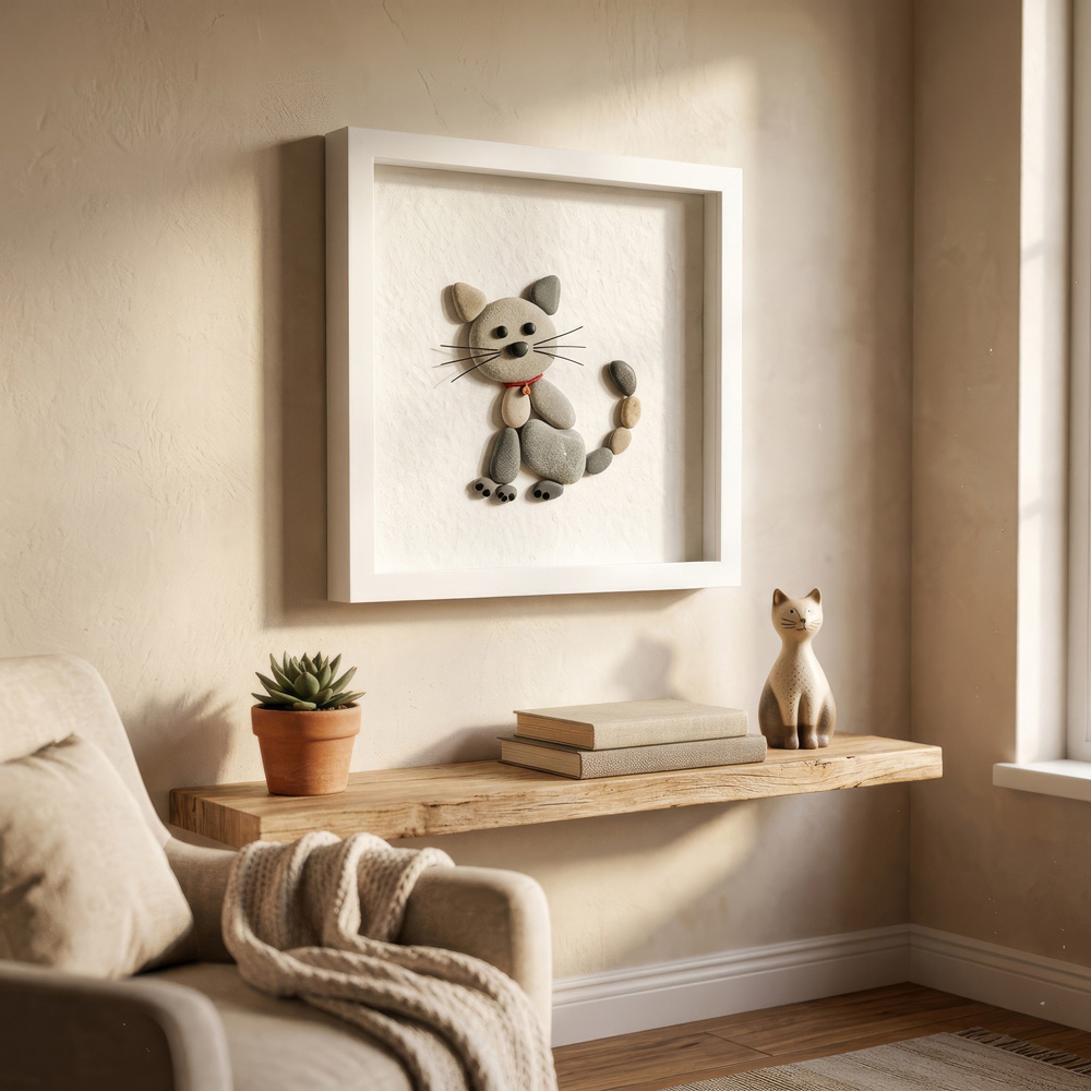 Nicola Spring White 3D Box Photo Frame 6 x 6 inch with Ivory Mount 2 x 2 inch 5 Pack Image 4