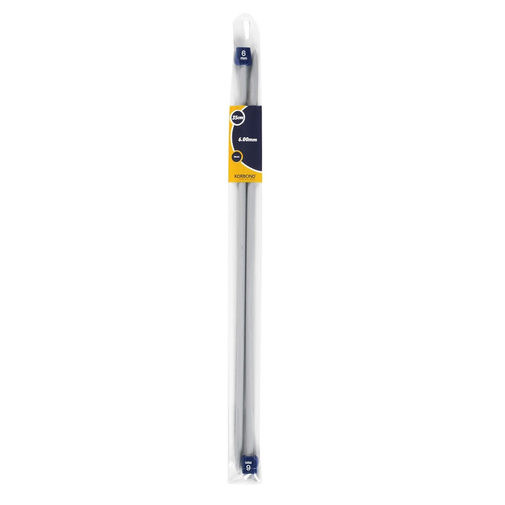 Korbond Knitting Needles 6mm x 35cm Image
