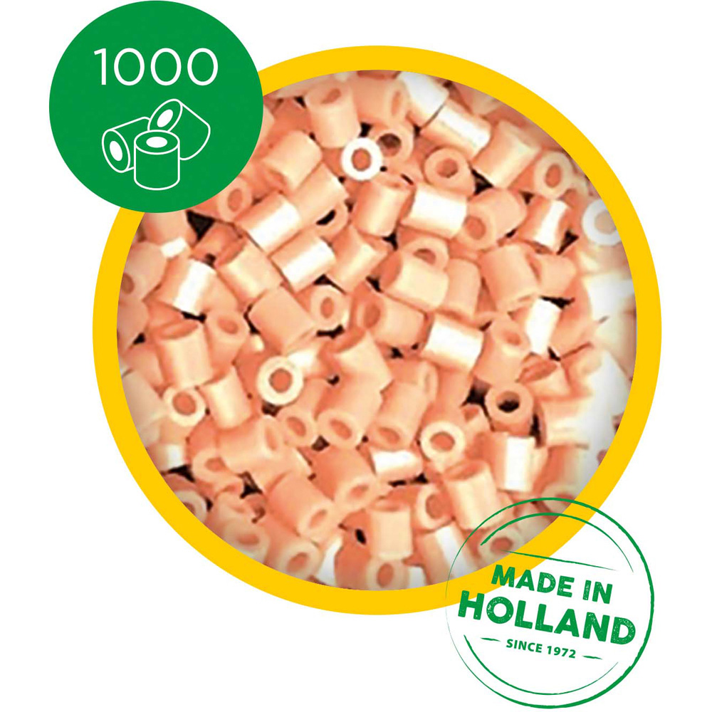 SES Creative Beedz Salmon Pink Iron On Beads 1000 Piece  Image 2