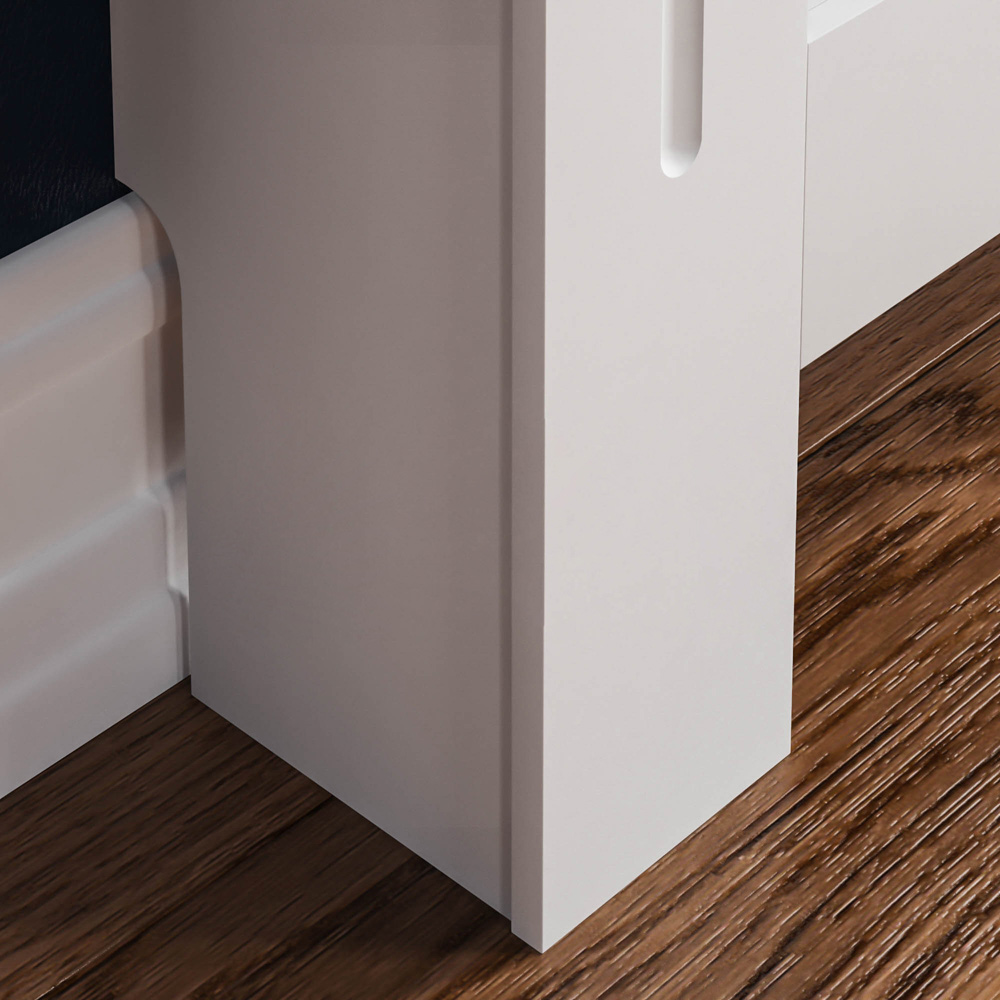 Vida Designs Chelsea White Radiator Cover Medium Image 5