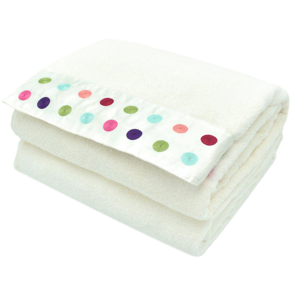 Velosso Spots Bath Towel Set of 2 Image 1