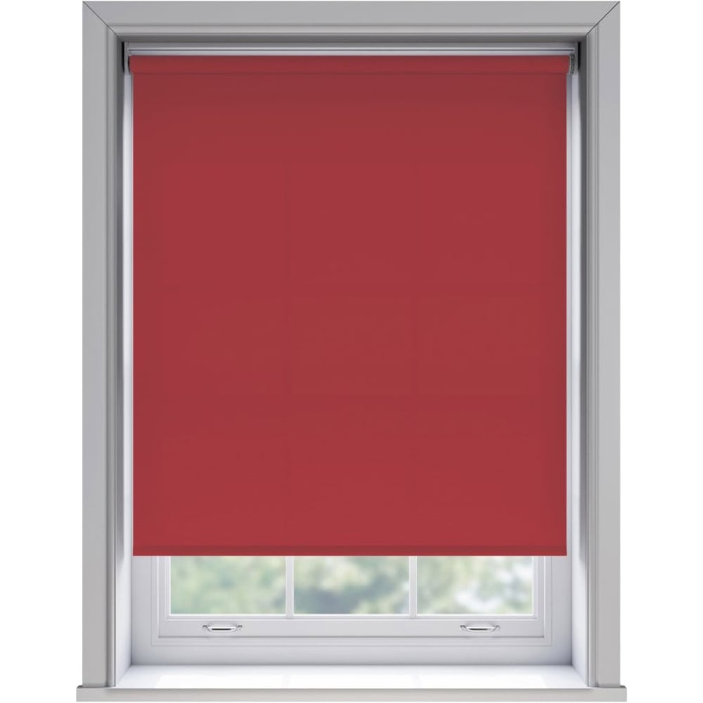 New Edge Blinds Thermal Blackout Roller Blind Red 110cm Image 2