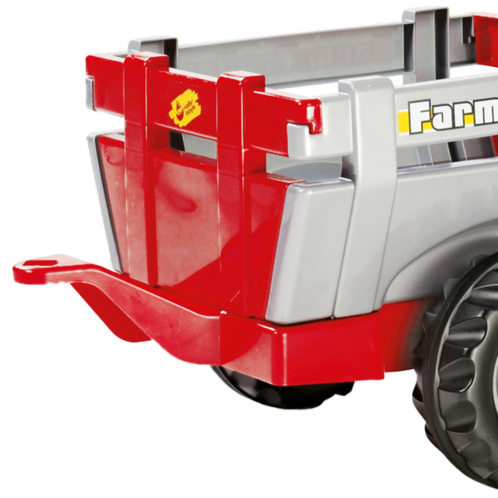 Robbie Toys Red and Silver Rolly Farm Trailer Image 3