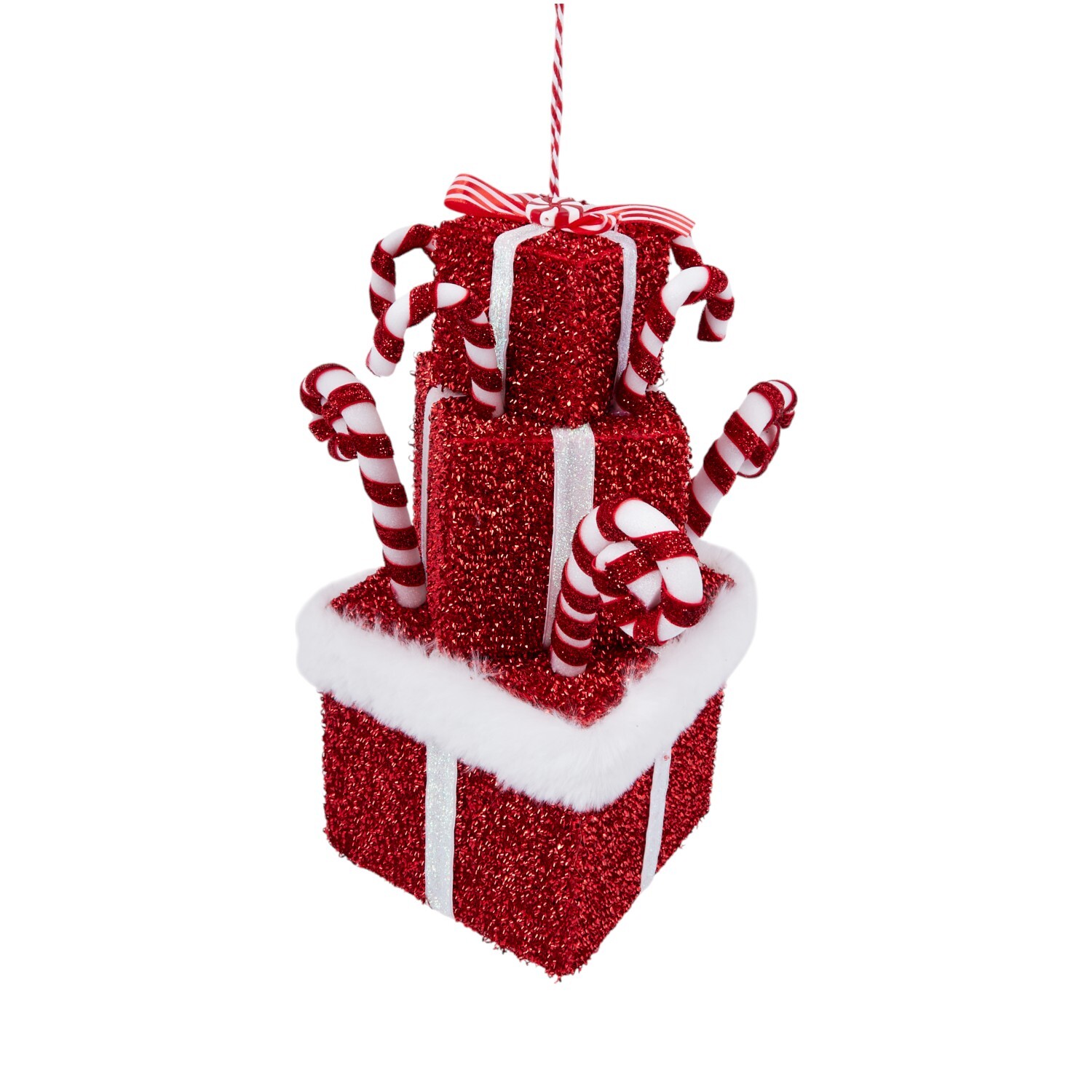 Candy Cane Present Wall DecorationRed Image 3