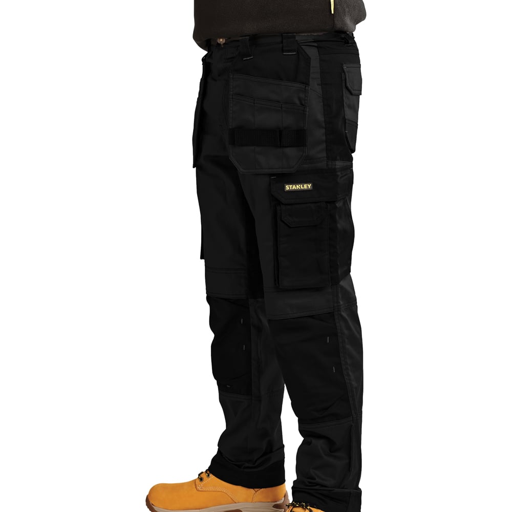 Stanley Omaha Black Slim Fit Holster Trousers Waist 32 inch Leg 33 inch Image 1