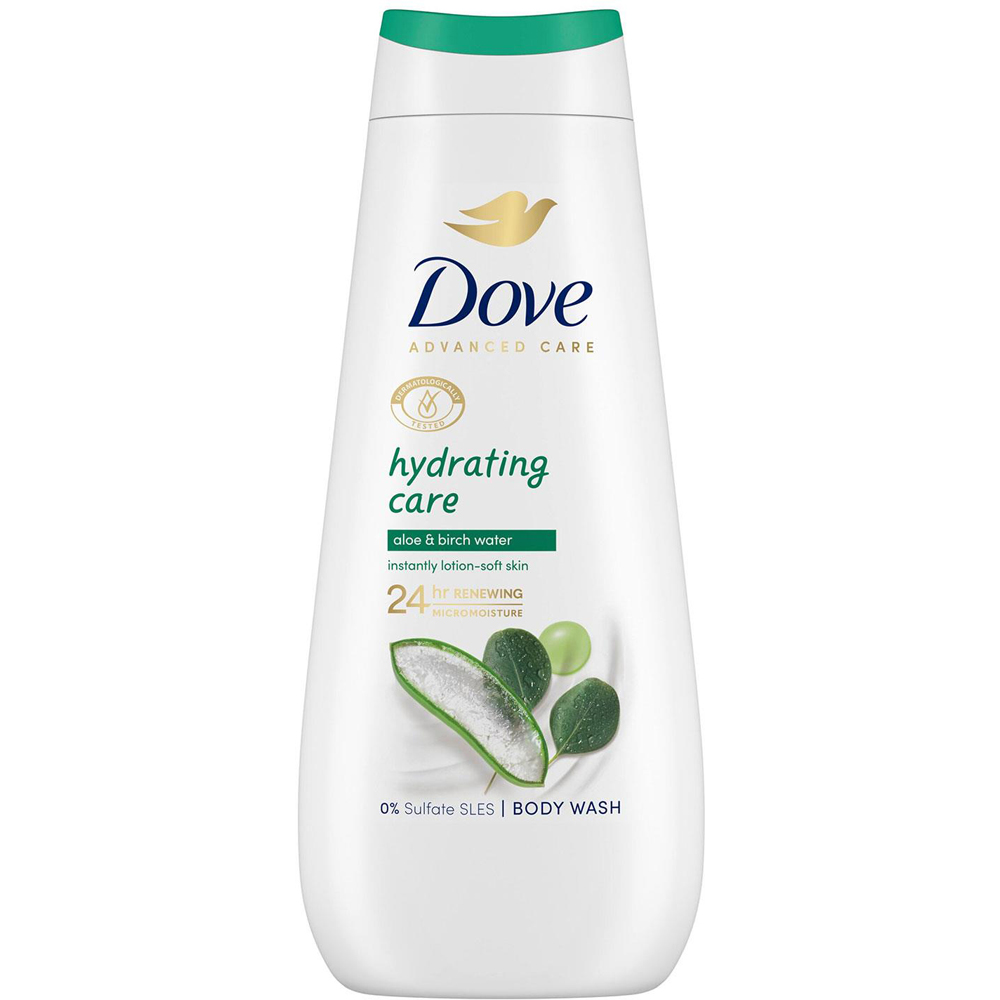 Dove Advanced Care Hydrating Body Wash 400ml 10 Pack Image 2
