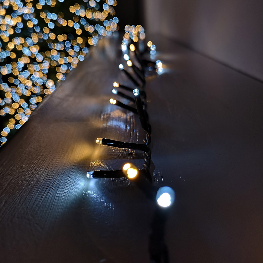 Samuel Alexander 400 Cool and Warm White LED Multifunction String Lights with Timer Image 3