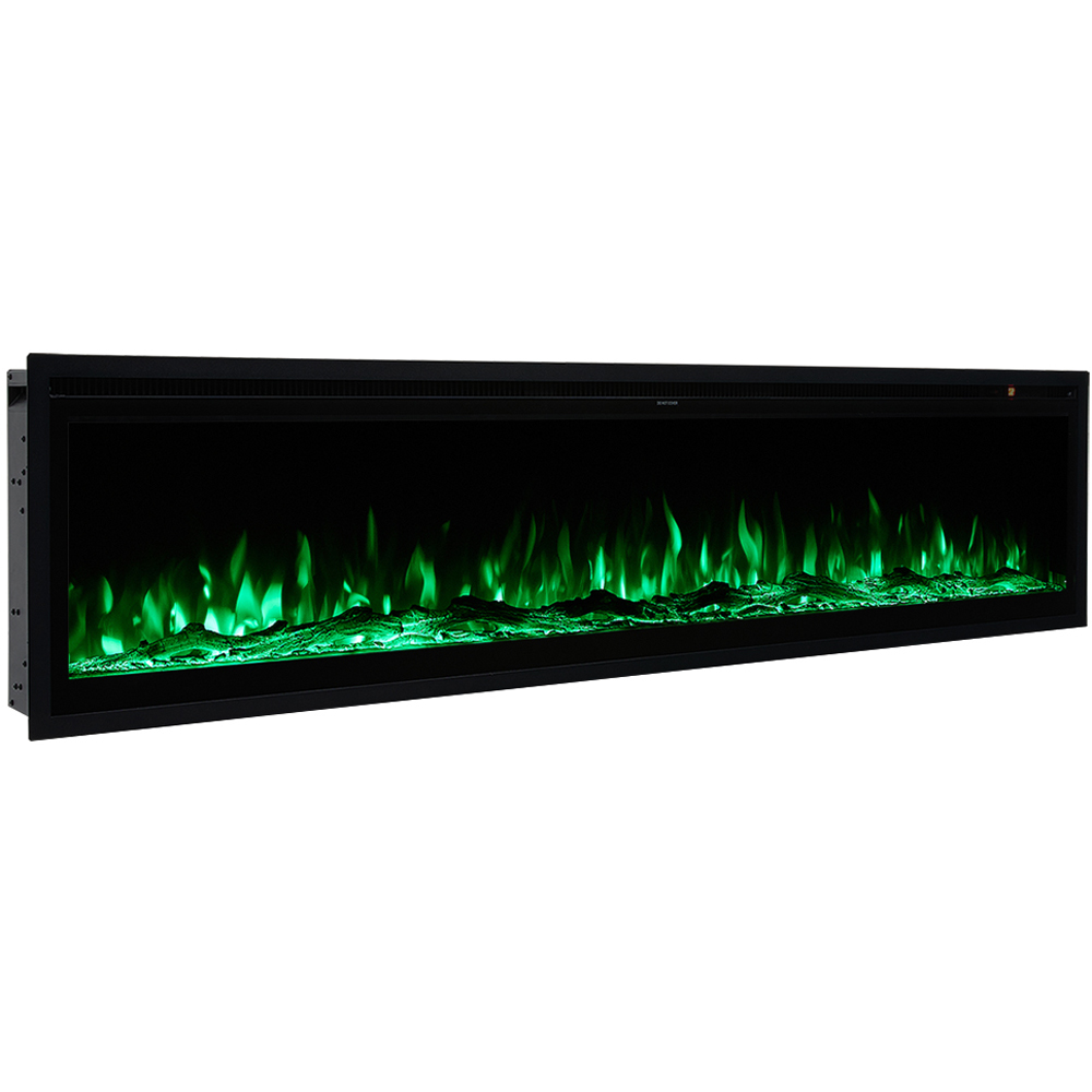 Living and Home Black Electric Fireplace 60 inch Image 5