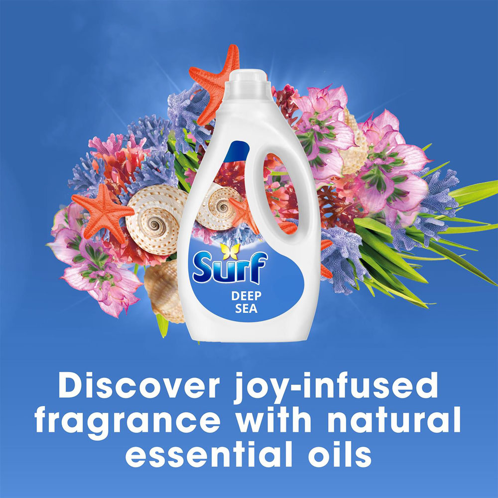 Surf Deep Sea Laundry Washing Liquid Detergent 60 Washes 1.62L 6 Pack Image 3