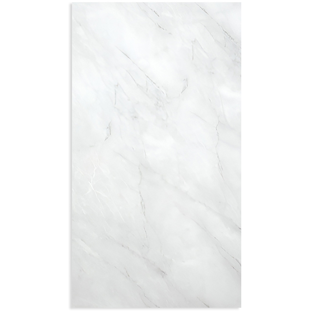 Britwall Light Grey Marble Matt Finish Shower Panel 2400 x 1000 x 10mm 3 Pack Image 2
