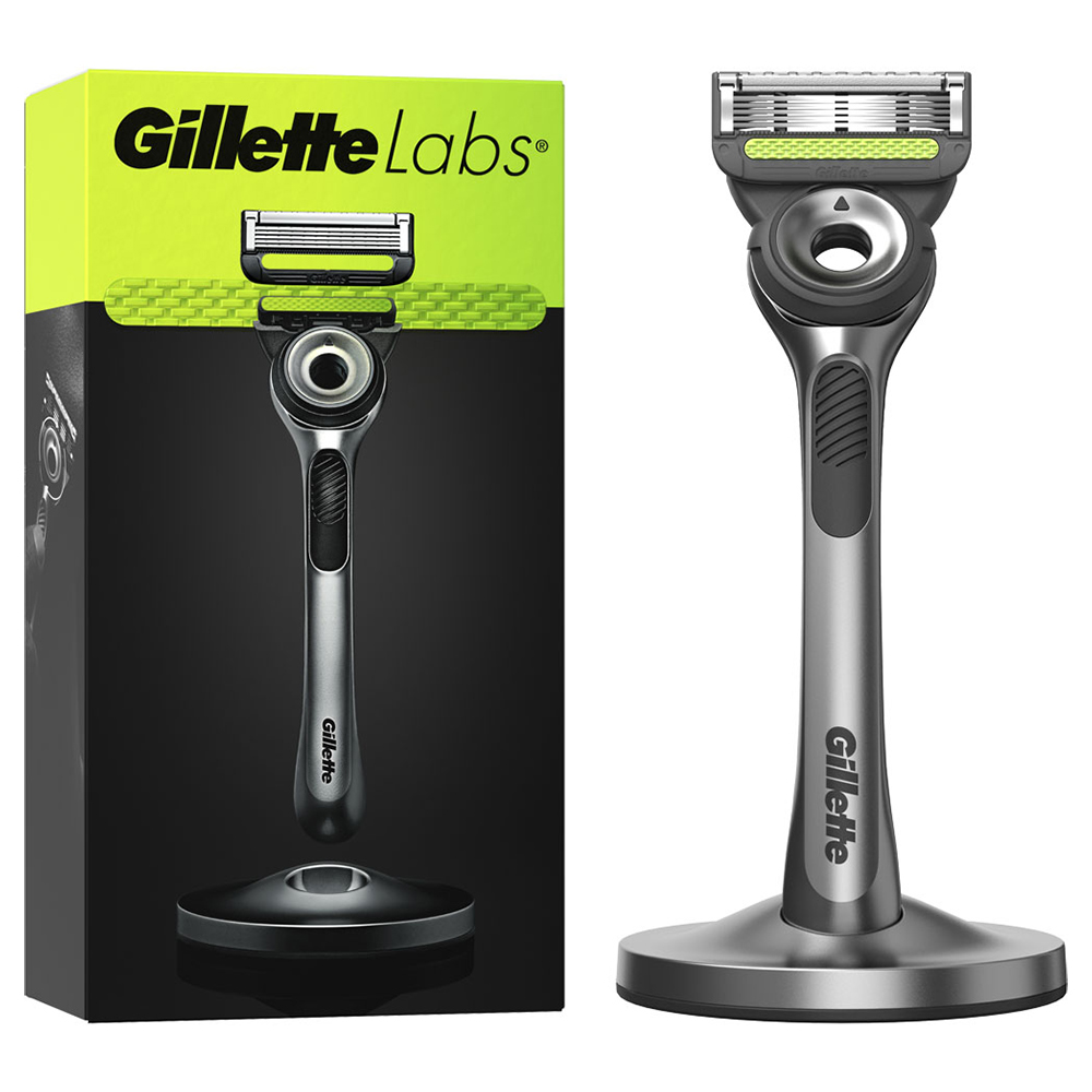 Gillette Labs with Exfoliating Bar Men’s Razor with Magnetic Stand Image 1