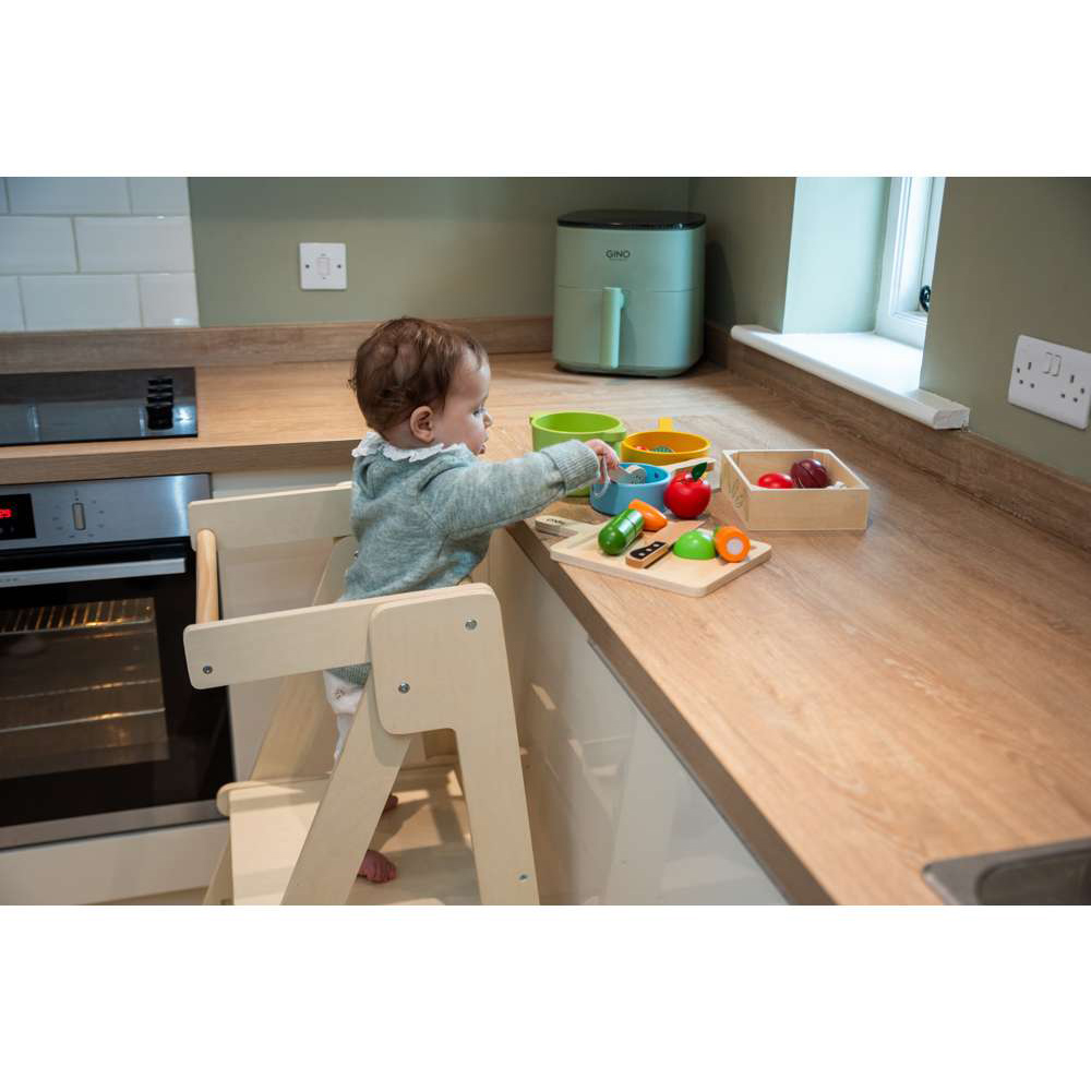 Bigjigs Toys Wooden Foldable Toddler Tower Image 6