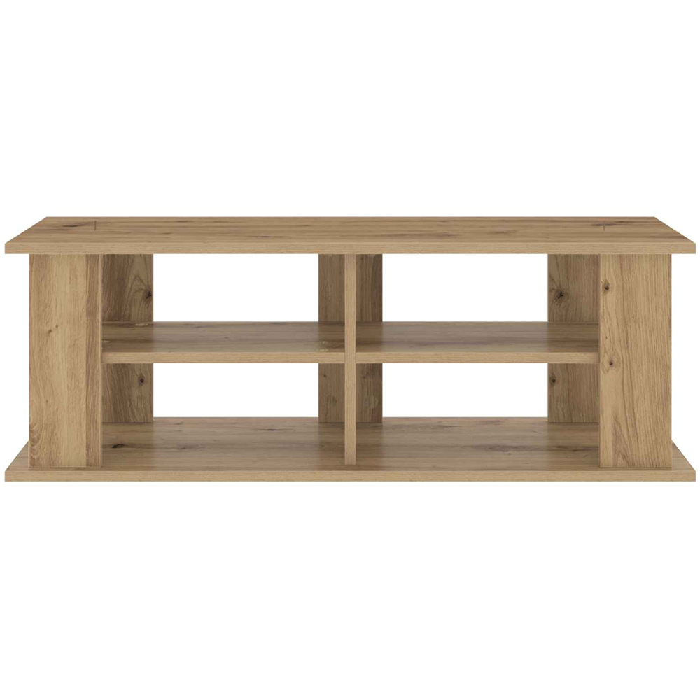 vidaXL 2 Shelf Artisan Oak TV Stand Image 4