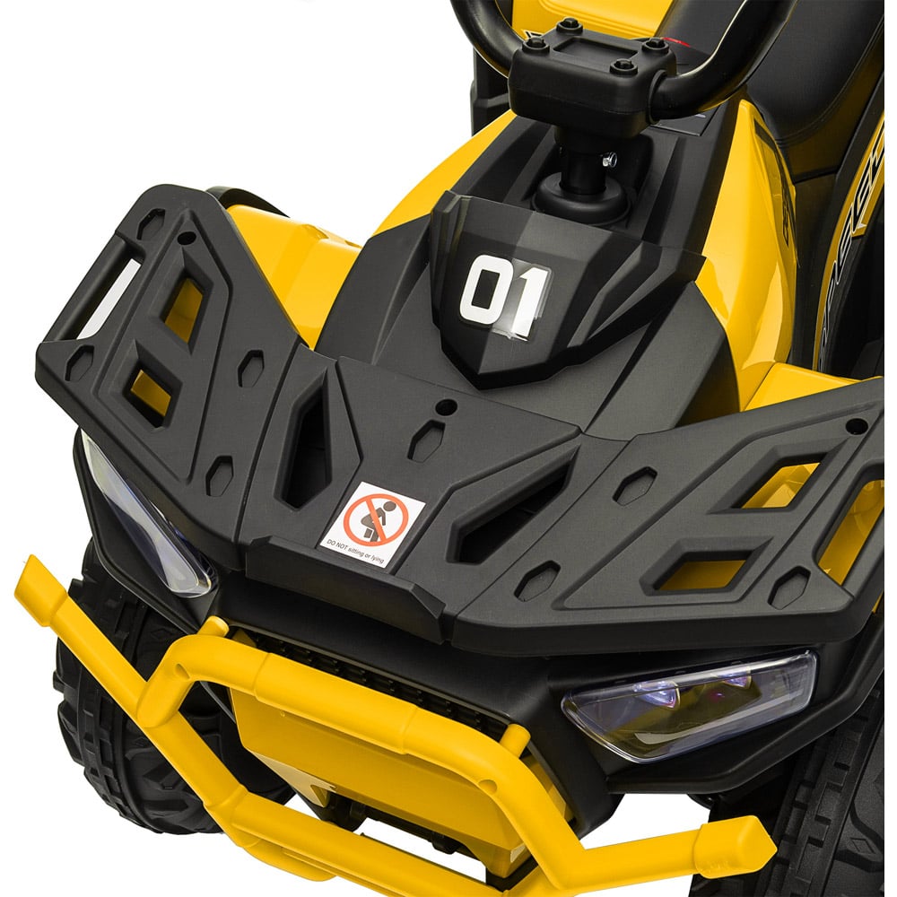 Tommy Toys Yellow Kids Quad Bike with 4 Suspension Wheels Image 3