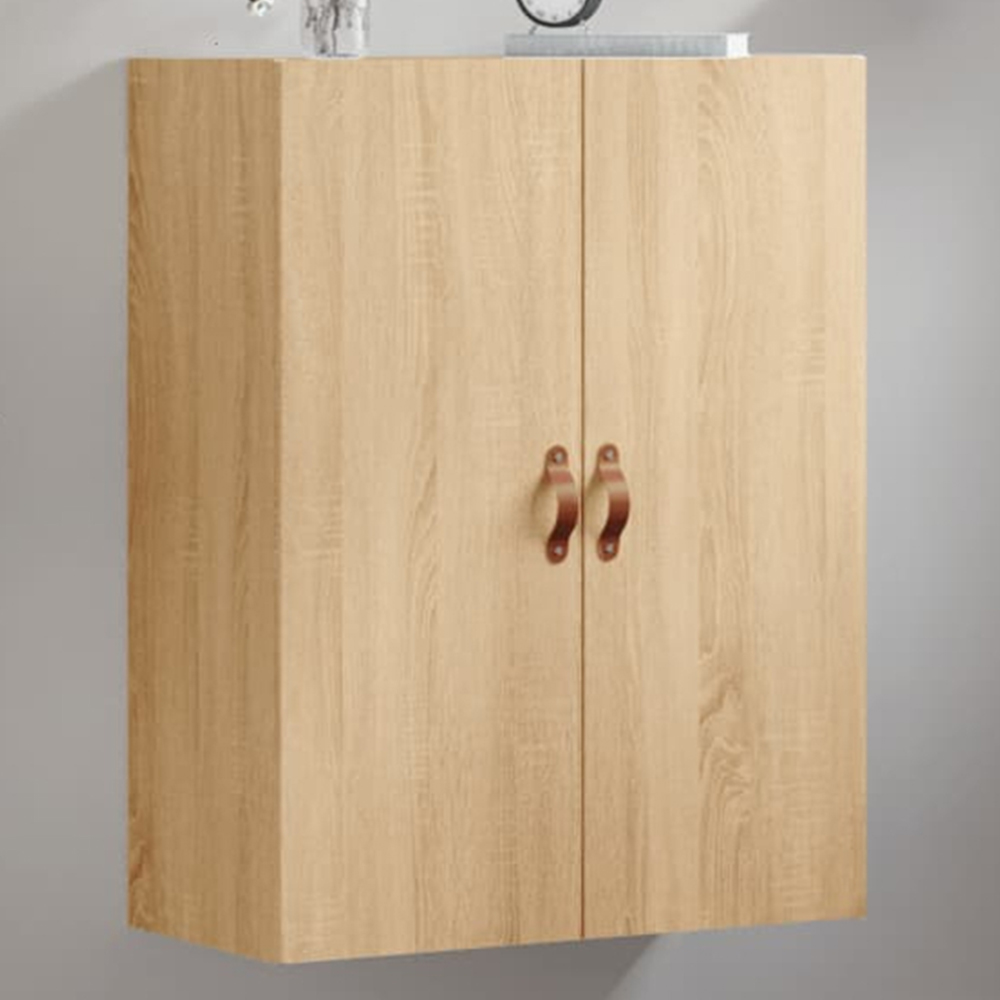 vidaXL 2 Door Sonoma Oak Wall Mounted Cabinet Image 1