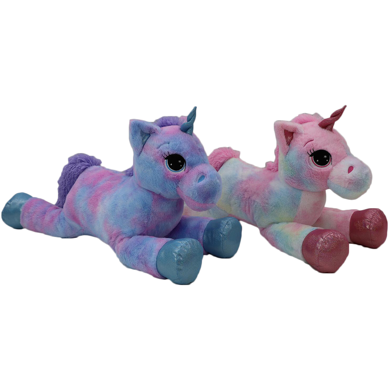 Tie Dye Unicorn Toy - Multicolour Image