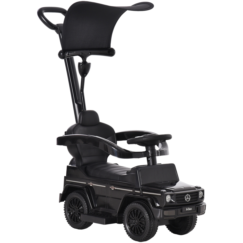 Tommy Toys Mercedes Benz Baby Ride On Push Car Black Image 1
