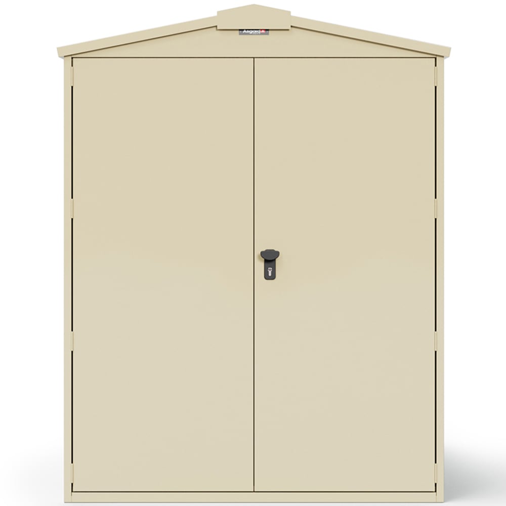 Asgard Centurion 5 x 11ft Double Door Cream High Security Bike Shed Image 3