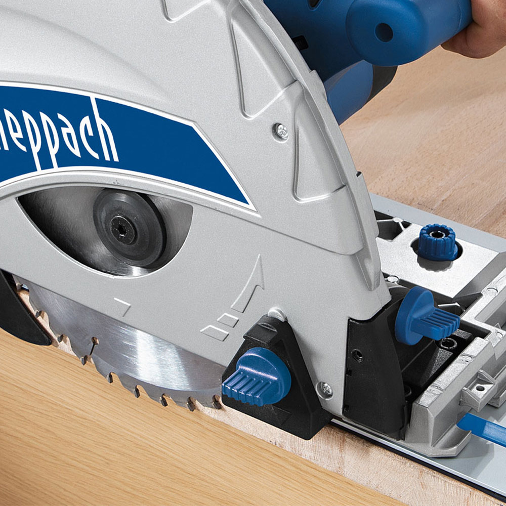 Scheppach Plunge Saw 210mm 1600W with 1.4m Guide Fence Image 6