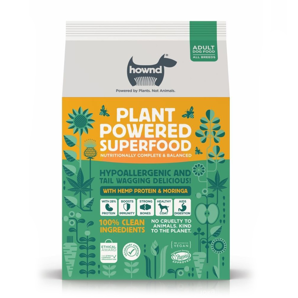 Hownd Plant Powered Superfood Dry Dog Food 2kg Image 1