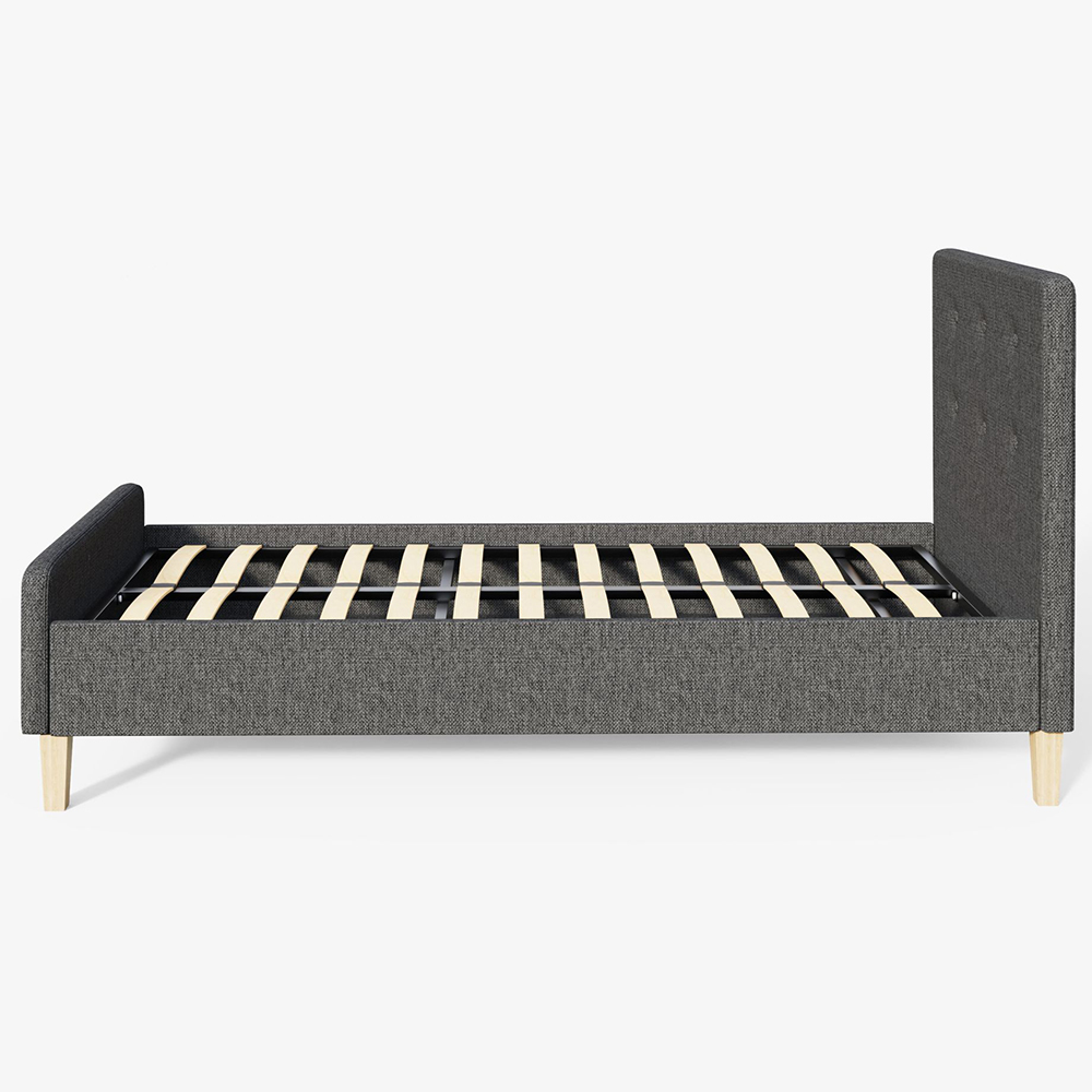 Ashbourne Bed Frame 90cm Grey Image 5