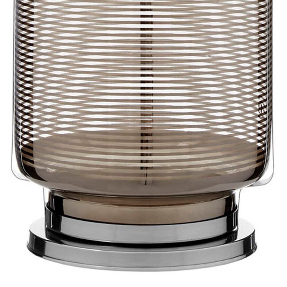 Premier Housewares Raya Nickel Stripe Small Lantern Image 6