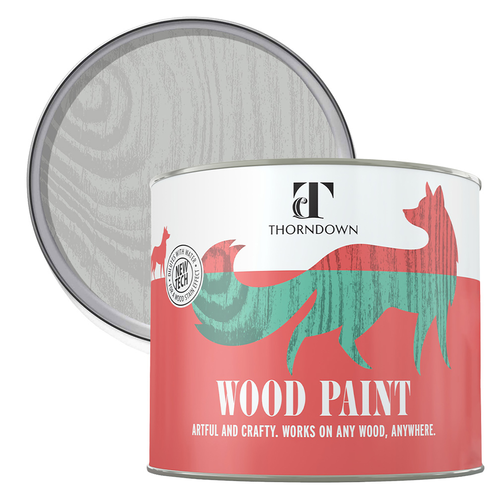 Thorndown Zinc Grey Satin Wood Paint 750ml Image 1