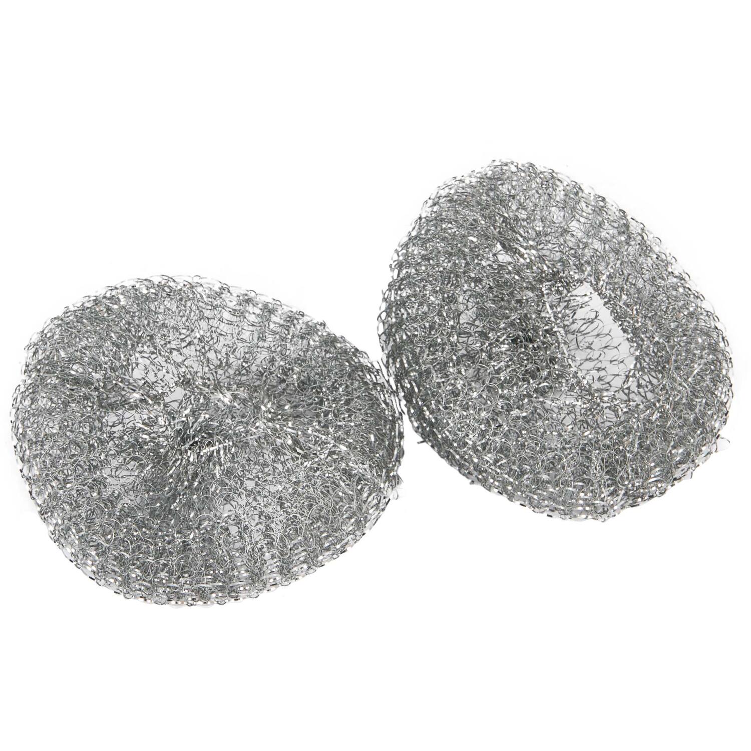 Pack of 5 Zinc Coated Dish Scourers Image 1
