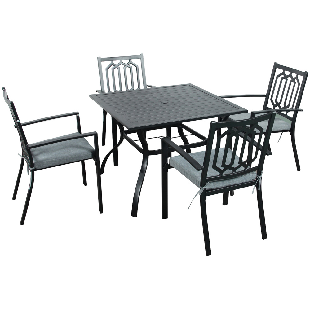 Outdoor Living Chorley 4 Seater Garden Dining Set Image 2