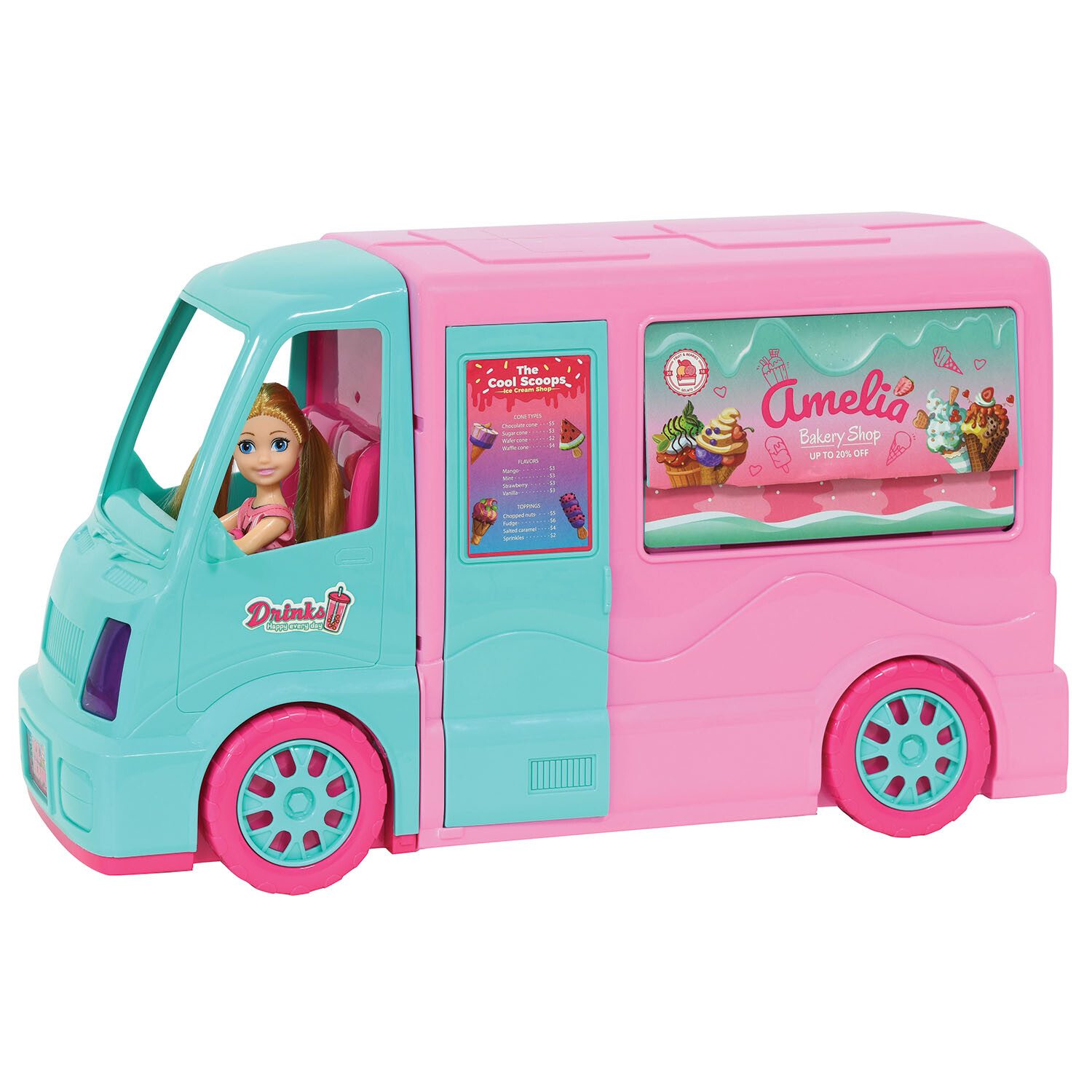 Ice Cream Truck - Pink and Blue Image 3